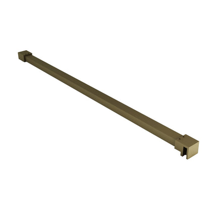 Barra estabilizadora ALONI – 120 cm – acortable – oro cepillado – para vidrio de 8-10 mm