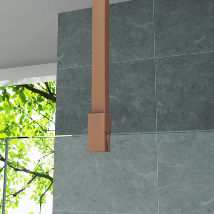 ALONI Plafondsteun verstelbaar - 43-80 cm - Geborsteld koper - afbeelding 3