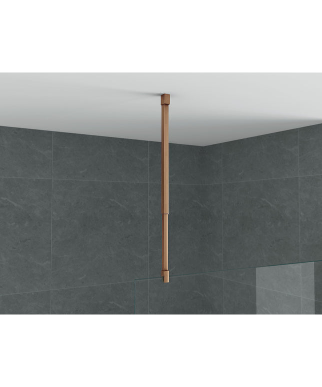 ALONI Plafondsteun verstelbaar - 43-80 cm - Geborsteld koper - afbeelding 2