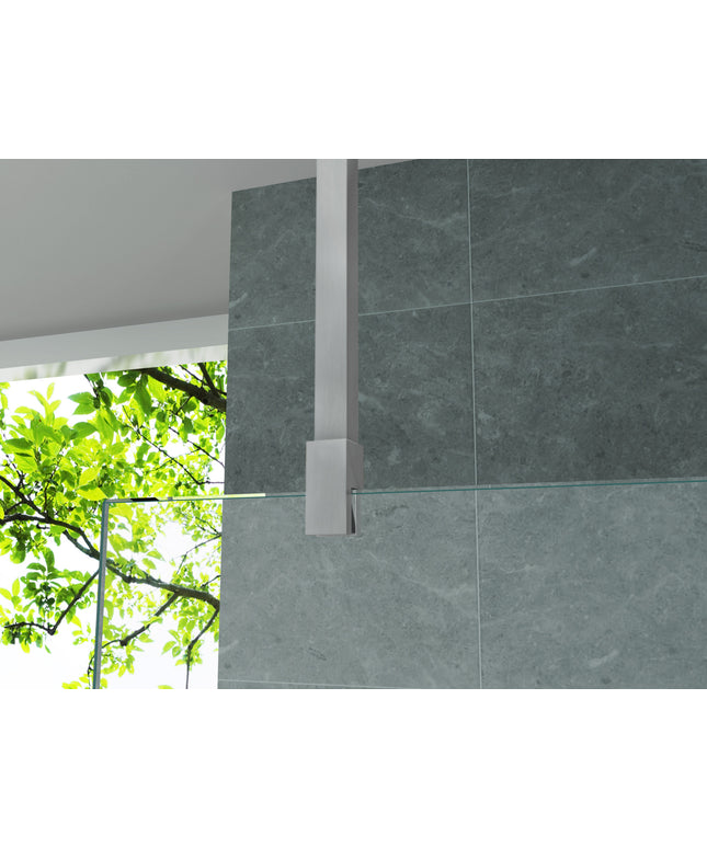 ALONI Plafondsteun verstelbaar - 43-80 cm - Chroom - afbeelding 3