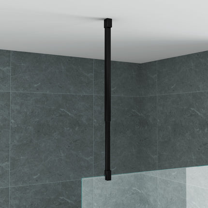 ALONI Plafondsteun verstelbaar - 43-80 cm - Mat zwart - afbeelding 2