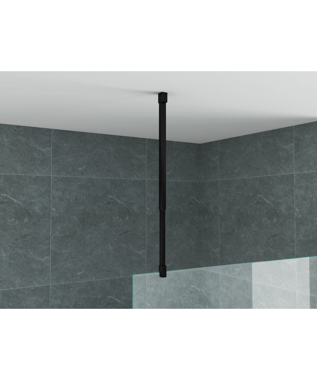 ALONI Plafondsteun verstelbaar - 43-80 cm - Mat zwart - afbeelding 2