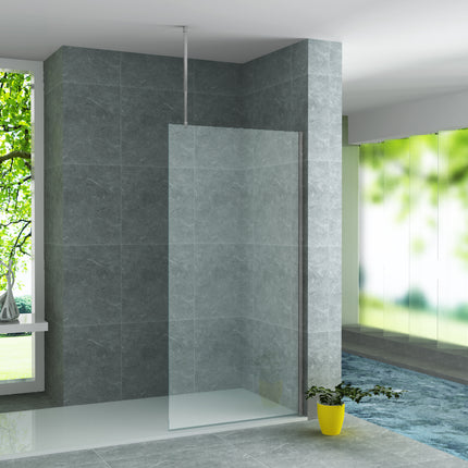 ALONI Plafondsteun inloopdouche - Verstelbaar 43-80 cm - Geborsteld RVS - afbeelding 4