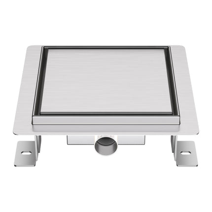 ALONI Doucheput met tegelrooster - 15x15cm - Geborsteld RVS - afbeelding 6