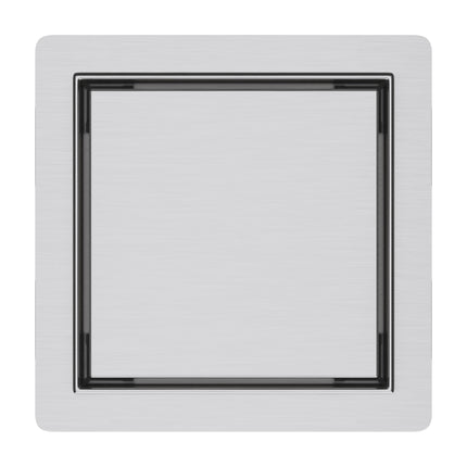 ALONI Doucheput met tegelrooster - 15x15cm - Geborsteld RVS - afbeelding 8
