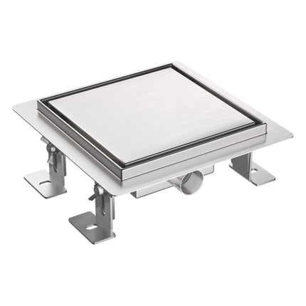 ALONI Doucheput met tegelrooster - 15x15cm - Geborsteld RVS - afbeelding 2