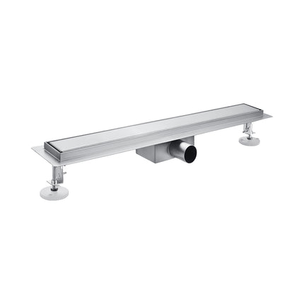 ALONI Douchegoot met tegelrooster - 80 cm - Geborsteld RVS - afbeelding 2