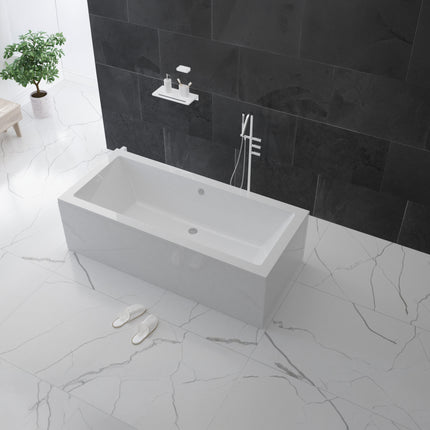 ALONI Ilio Duo inbouwbad - 1800x800mm - Glanzend wit - afbeelding 2