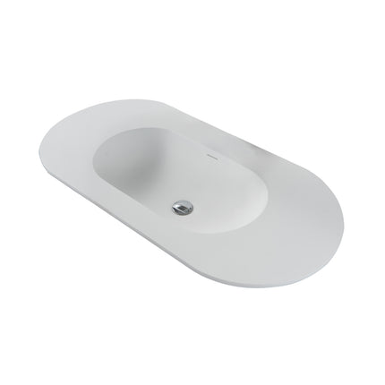 BEGONIA Wastafel - 1200x525mm - Mat wit