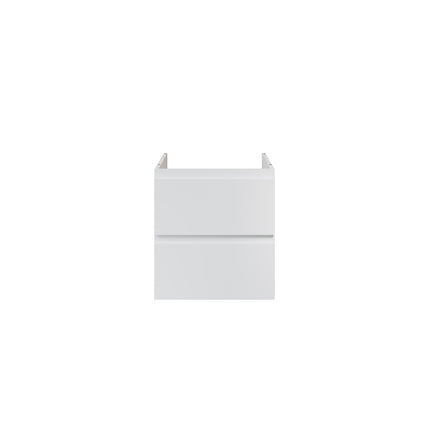 ALONI Sally XL Wastafelonderkast - 2 lades softclose greeploos - 56x60cm - Mat wit