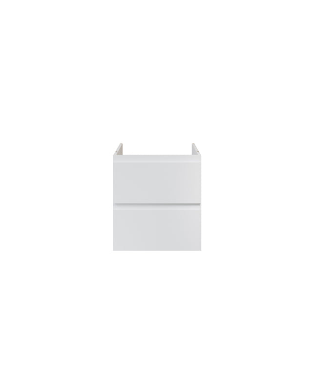 ALONI Sally XL Wastafelonderkast - 2 lades softclose greeploos - 56x60cm - Mat wit