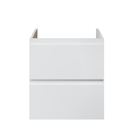 ALONI Sally XL Wastafelonderkast - 2 Softclose lades - 560x600mm - Glanzend wit