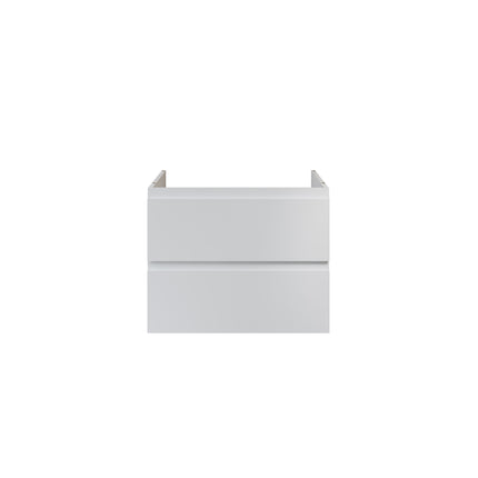 ALONI Sally XL Wastafelonderkast - 2 lades softclose greeploos - 76x60x45cm - Mat wit