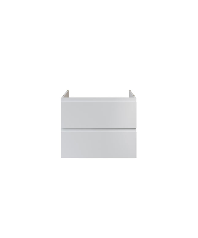 ALONI Sally XL Wastafelonderkast - 2 lades softclose greeploos - 76x60x45cm - Mat wit