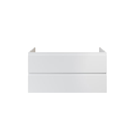 ALONI Sally XL Wastafelonderkast - 2 lades softclose greeploos - 118x60x45cm - Mat wit
