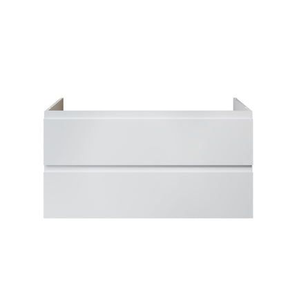 ALONI Sally XL Wastafelonderkast - 2 Lades Softclose Greeploos - 118x60cm - Glanzend wit