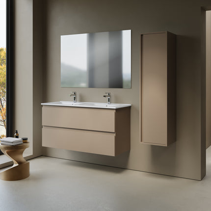 ALONI Sally XL Wastafelonderkast - 2 softclose lades - 1180x600x453mm - Zand - afbeelding 3