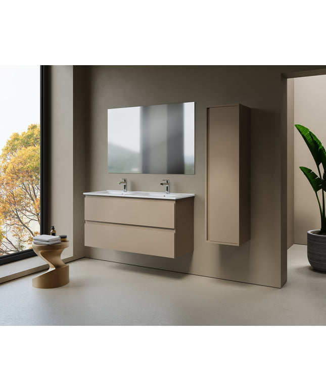 ALONI Sally XL Wastafelonderkast - 2 softclose lades - 1180x600x453mm - Zand - afbeelding 3