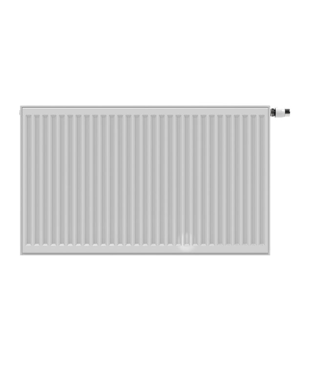 Radiador de painel STELRAD Novello T22 – 8 conexões – 500x3000 mm – 4482W – branco brilhante