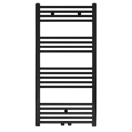 BELRAD handdoekradiator 1100x600 mm - Mat zwart - 558W
