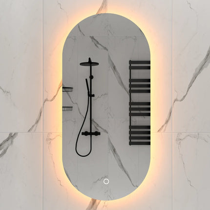 DutchLine - Alura Ovaal Luxe Indirecte Ledspiegel - 45