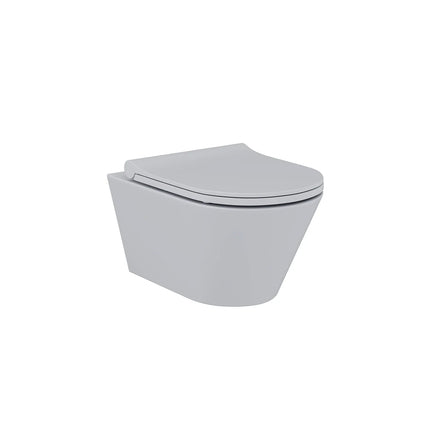 DutchLine - Avva Toiletpot Zonder Bidet - Mat Grijs - 355x530mm