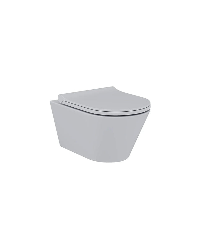 DutchLine - Avva Toiletpot Zonder Bidet - Mat Grijs - 355x530mm