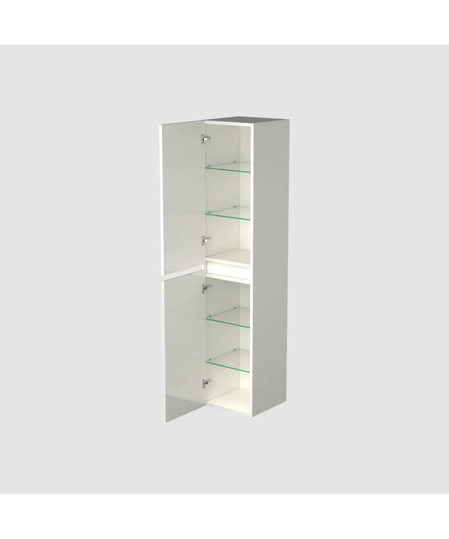 Dutchline Badmeubel Kolomkast – Glans Wit – 160x35cm – 2 Deuren