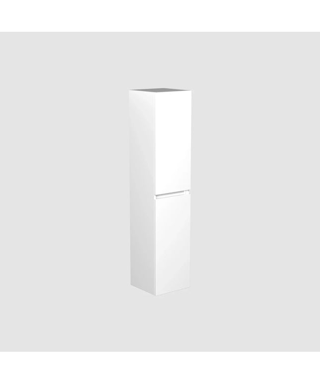 Dutchline Badmeubel Kolomkast – Glans Wit – 160x35cm – 2 Deuren