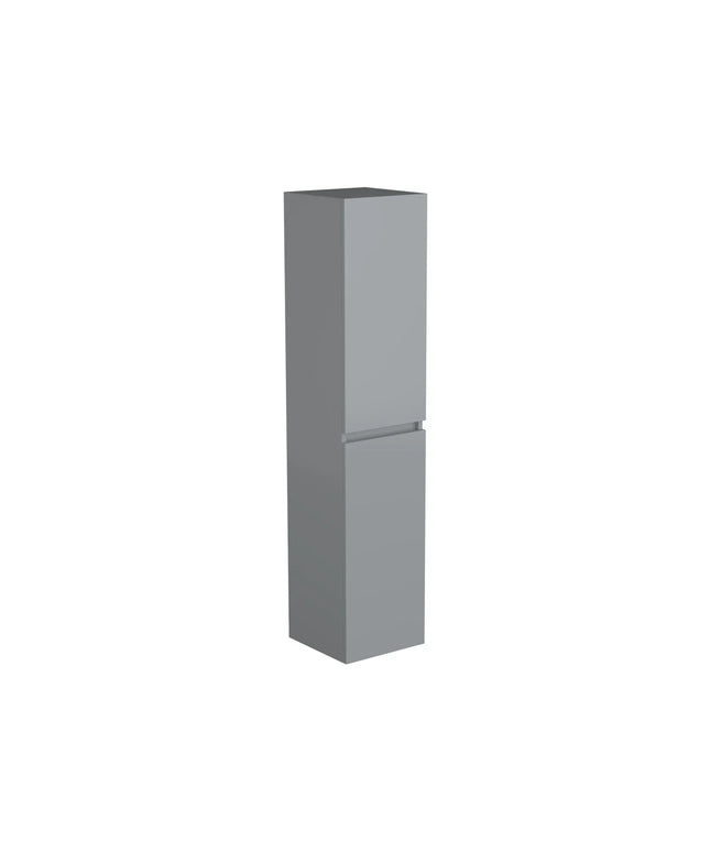 Dutchline Badmeubel Kolomkast - Mat Grijs - 160x35cm - 2 Deuren