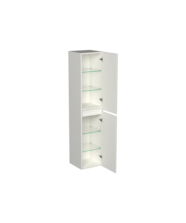 Dutchline Badmeubel Kolomkast - Mat Wit - 160x35cm - 2 Deuren