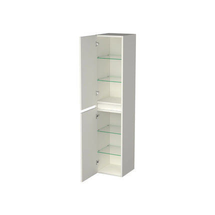 Dutchline Badmeubel Kolomkast - Mat Wit - 160x35cm - 2 Deuren