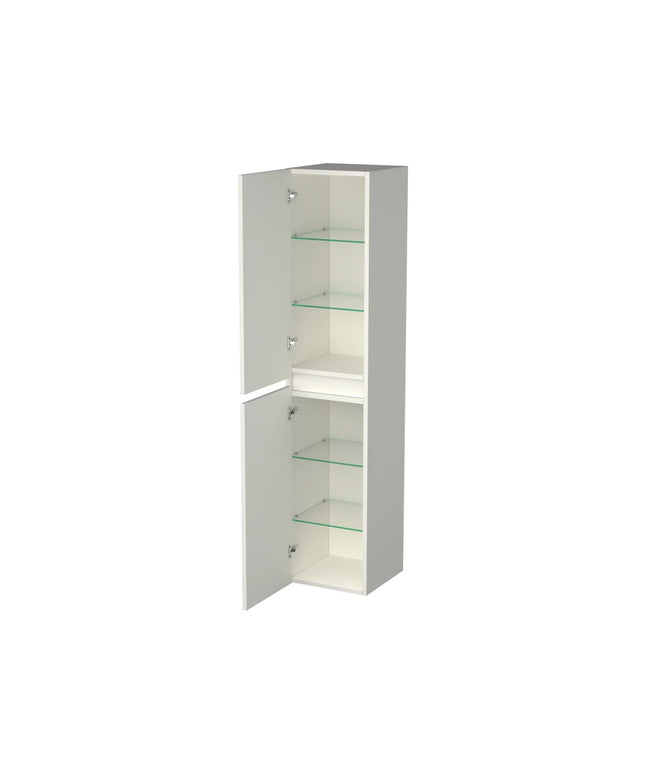 Dutchline Badmeubel Kolomkast - Mat Wit - 160x35cm - 2 Deuren