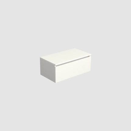 Dutchline Badmeubel Onderkast – Glans Wit – 80x46cm – 1 Lade – 1 Uitsparing