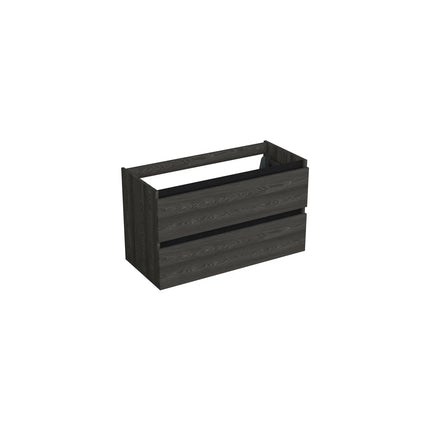 Dutchline Badmeubel Onderkast – Lumiere – 100x46cm – 2 Lades – 1 Uitsparing