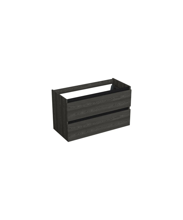 Dutchline Badmeubel Onderkast – Lumiere – 100x46cm – 2 Lades – 1 Uitsparing