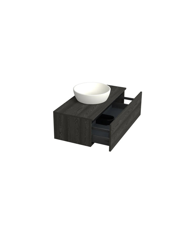 Dutchline Badmeubel Onderkast – Lumiere – 100x46cm – 1 Lade – 1 Uitsparing