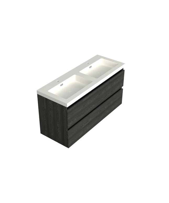 Dutchline Badmeubel Onderkast – Lumiere – 120x46cm – 2 Lades – 2 Uitsparingen