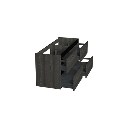 Dutchline Badmeubel Onderkast – Lumiere – 120x46cm – 4 Lades – 2 Uitsparingen