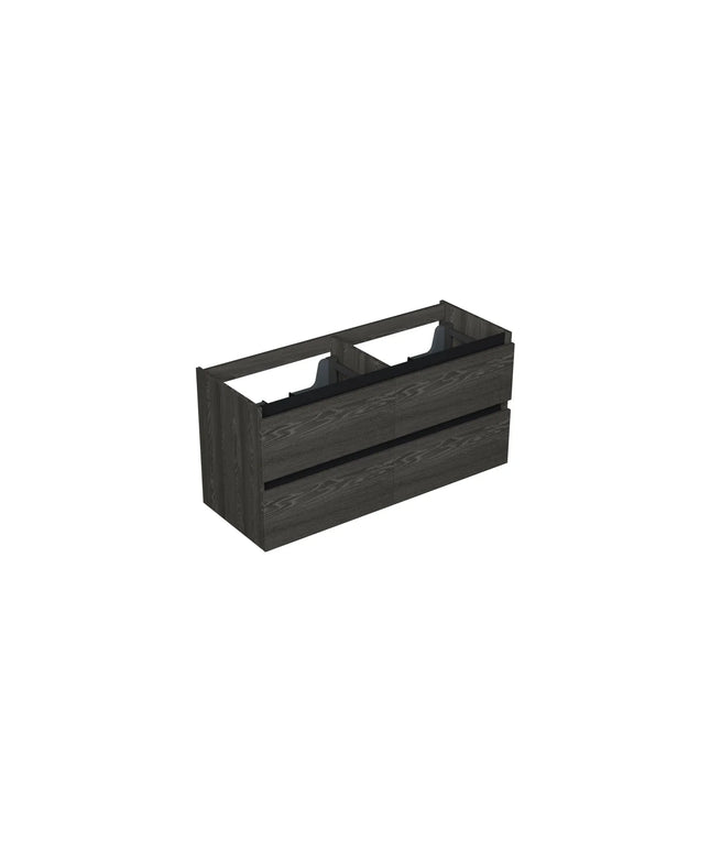Dutchline Badmeubel Onderkast – Lumiere – 120x46cm – 4 Lades – 2 Uitsparingen