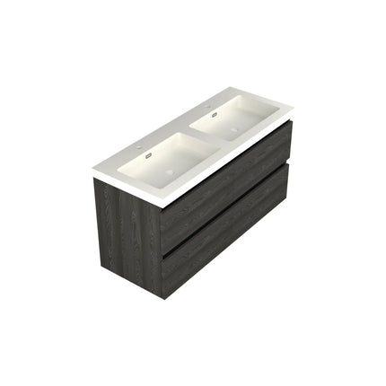Dutchline Badmeubel Onderkast – Lumiere – 120x46cm – 4 Lades – 2 Uitsparingen