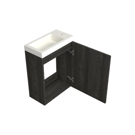 Dutchline Badmeubel Onderkast – Lumiere – 36x18cm – 1 Deur (Links/Rechts)