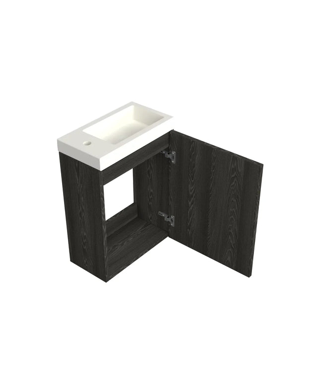 Dutchline Badmeubel Onderkast – Lumiere – 36x18cm – 1 Deur (Links/Rechts)
