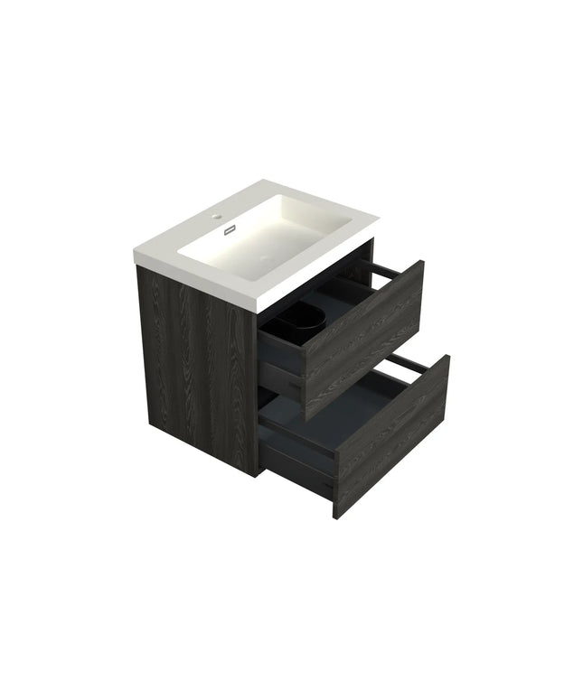 Dutchline Badmeubel Onderkast – Lumiere – 60x46cm – 2 Lades – 1 Uitsparing