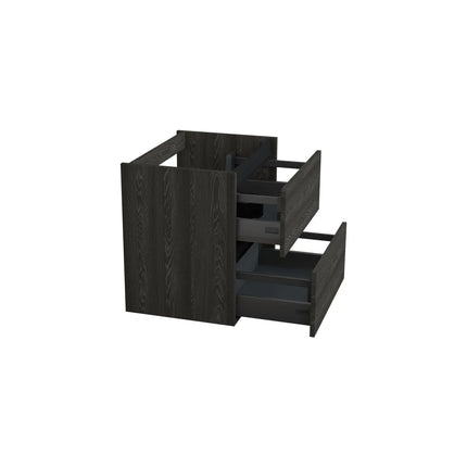 Dutchline Badmeubel Onderkast – Lumiere – 60x46cm – 2 Lades – 1 Uitsparing