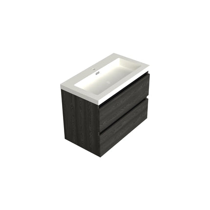Dutchline Badmeubel Onderkast – Lumiere – 80x46cm – 2 Lades – 1 Uitsparing