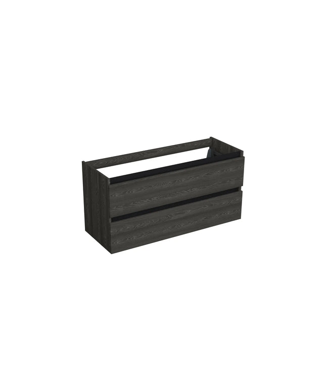 Dutchline Badmeubel Onderkast Midden – Lumiere – 120x46cm – 2 Lades – 1 Uitsparing