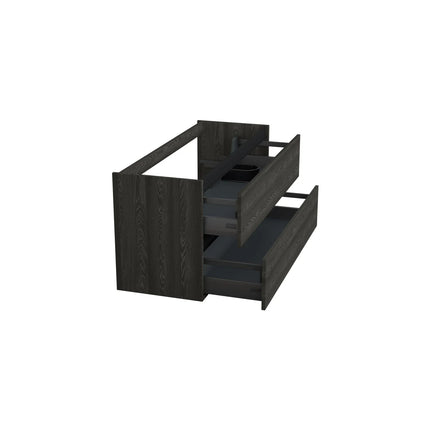Dutchline Badmeubel Onderkast Rechts – Lumiere – 120x46cm – 2 Lades – 1 Uitsparing