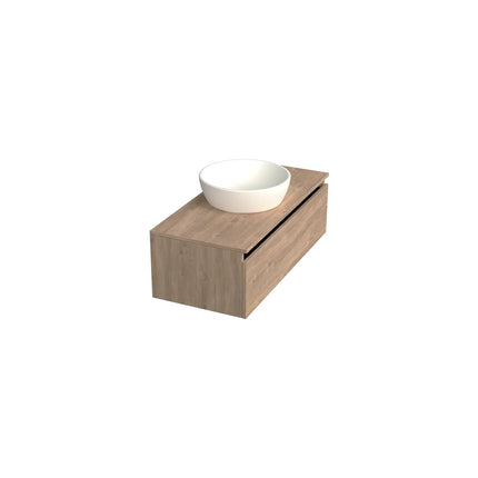 Dutchline Badmeubel Onderkast - Uludag - 100x46cm - 1 Lade - 1 Uitsparing
