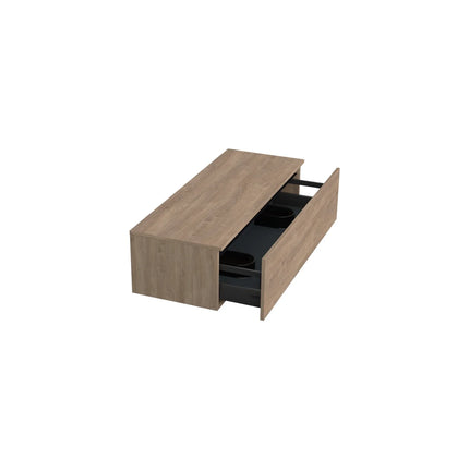 Dutchline Badmeubel Onderkast - Uludag - 120x46cm - 1 Lade - 2 Uitsparingen